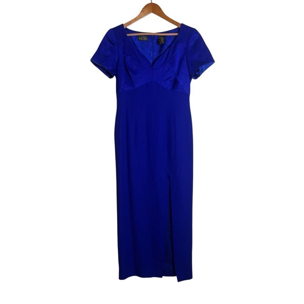 Liz Claiborne night navy‎ vintage evening dress